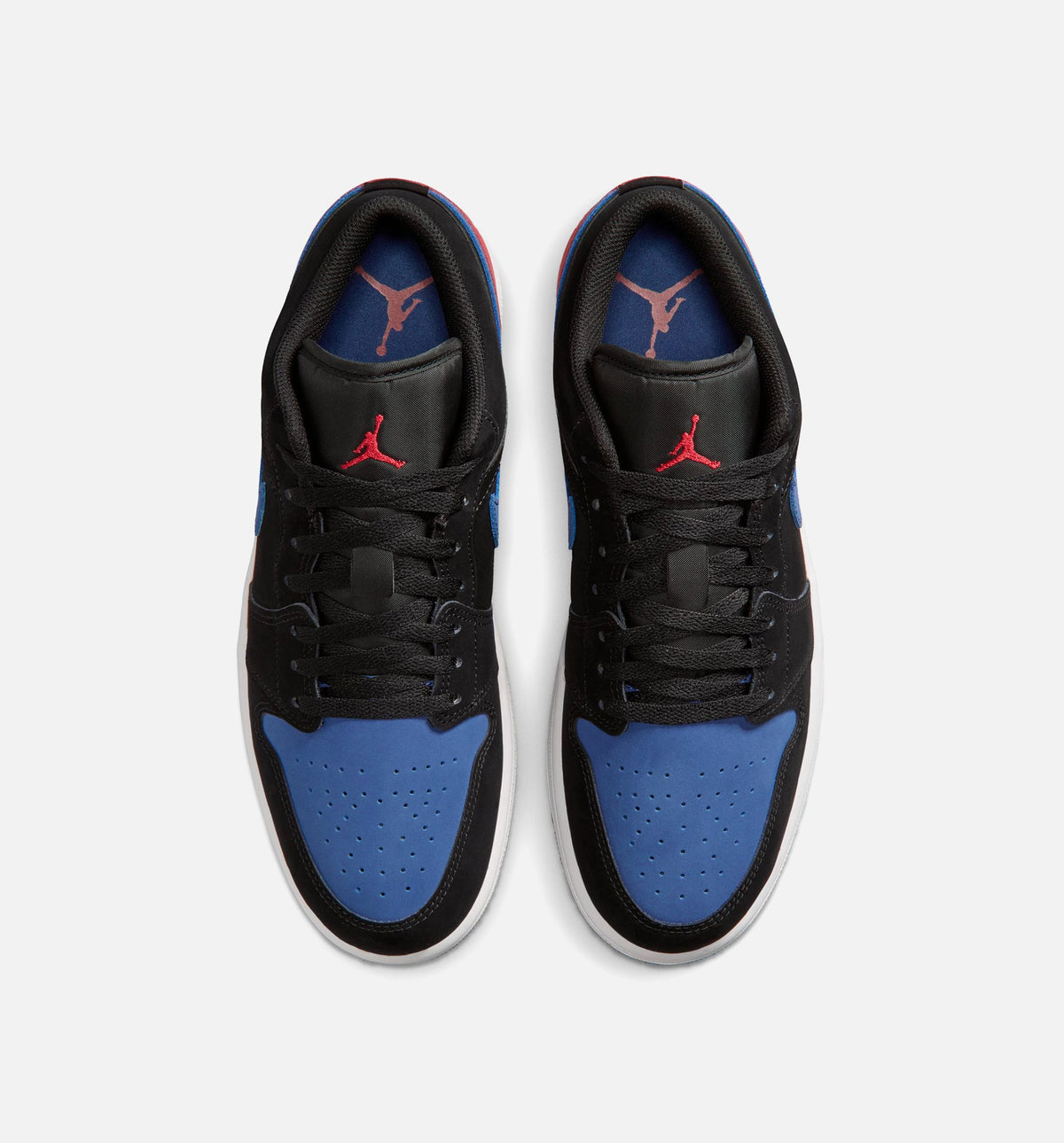 Air Jordan 1 Low Men's Sneakers | Black/Summit White/True Blue/Varsity Red