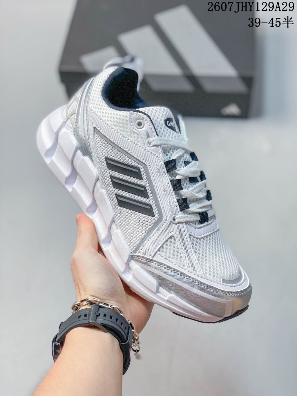 Adidas KK01550 Men's Running Shoes - 4 Colorways incl. White/Grey & White/Grey/Beige