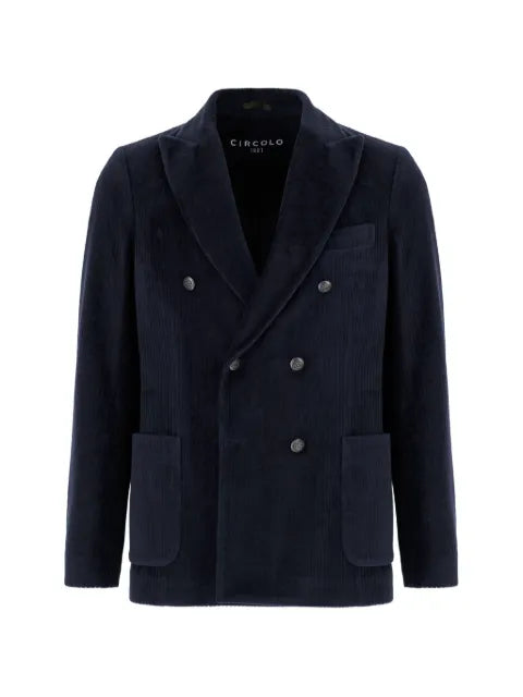 Circolo 1901 double-breasted corduroy jacket