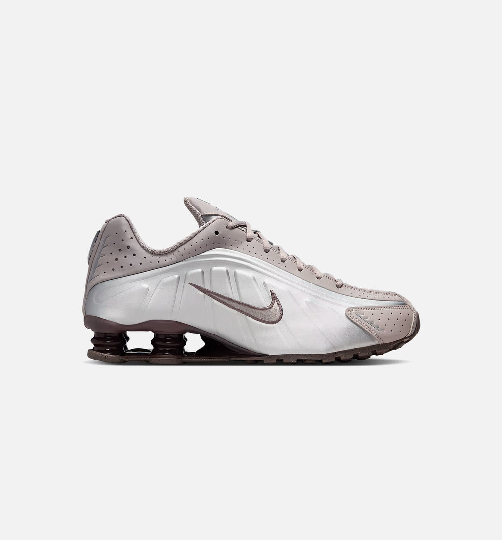 Shox R4 Men's Lifestyle Shoe – Cave Stone/College Grey/Baroque Brown