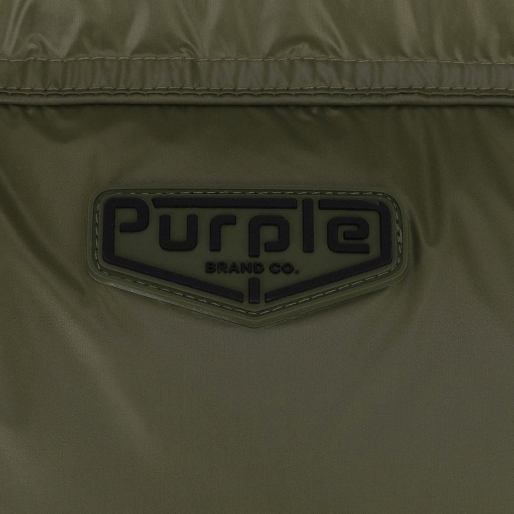 Green Nylon Puffer Vest