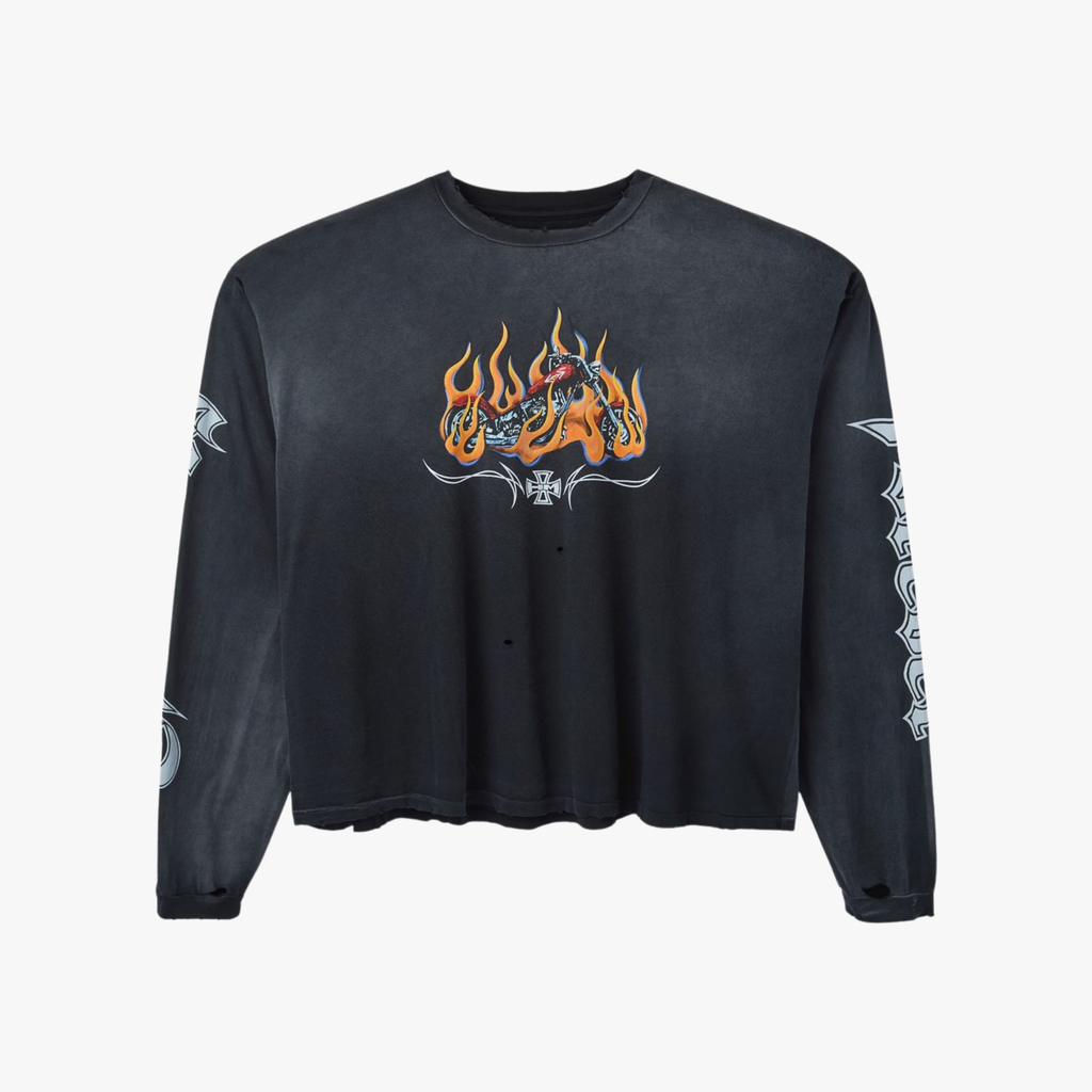 HMDD Ghost Rider LS Shirt Black
