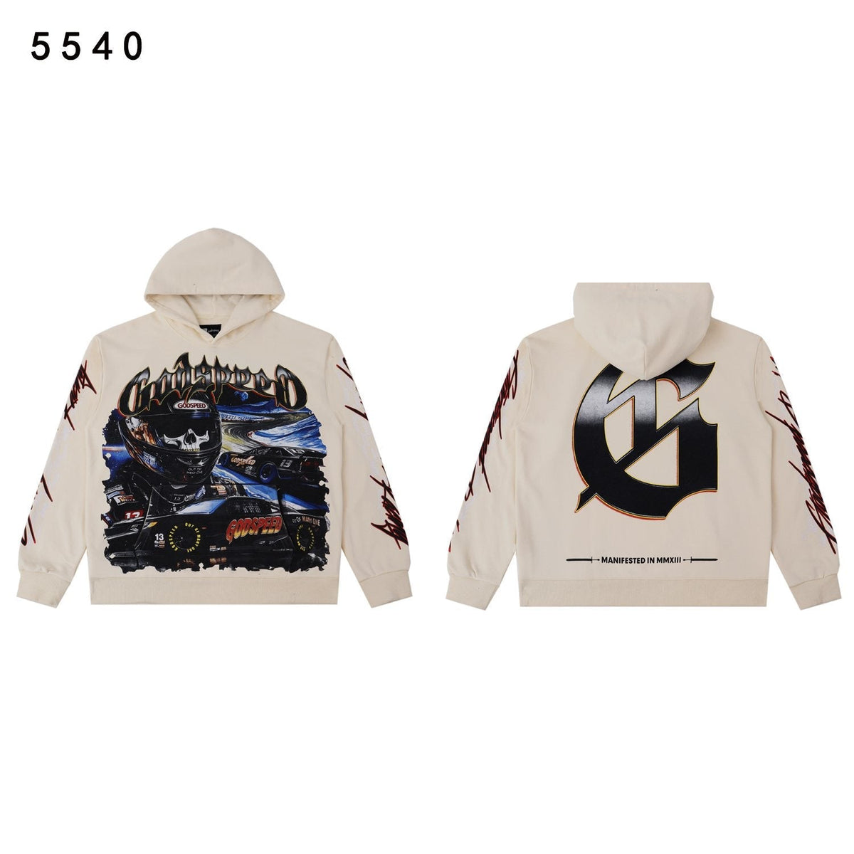 Godspeed Racing Graphic Washed Hoodie