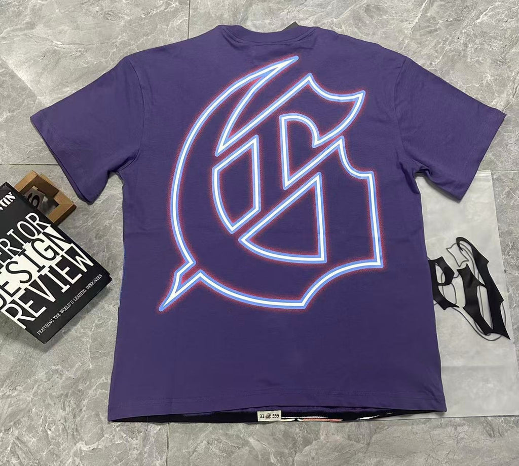 Godspeed Purple Washed Rock Graphic T-Shirt