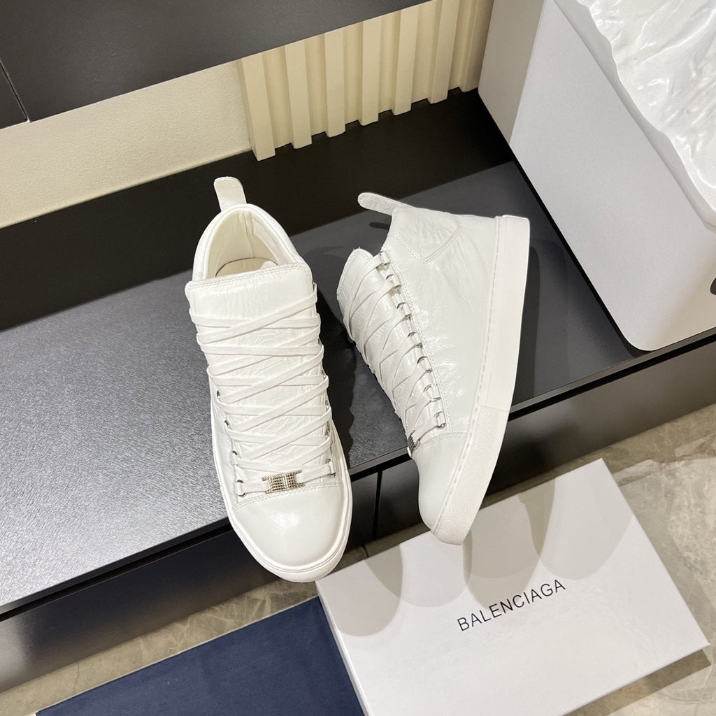 Balenciaga High-Top Lace-Up Sneakers